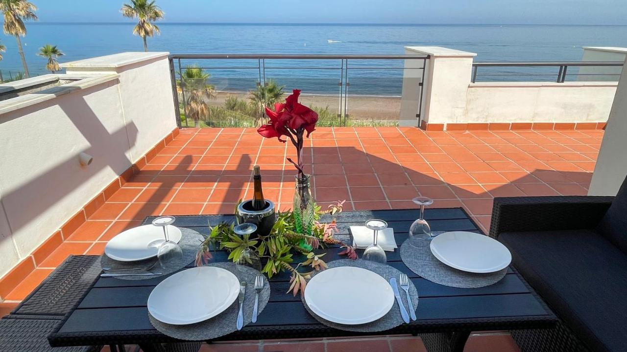 Apartamento Exclusive Luxury Frontline Beach Penthouse Casares Del Mar - Estepona Exterior foto